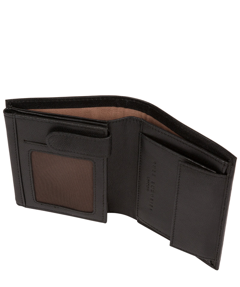 'Dillon' Black Leather Bi-Fold Wallet image 3