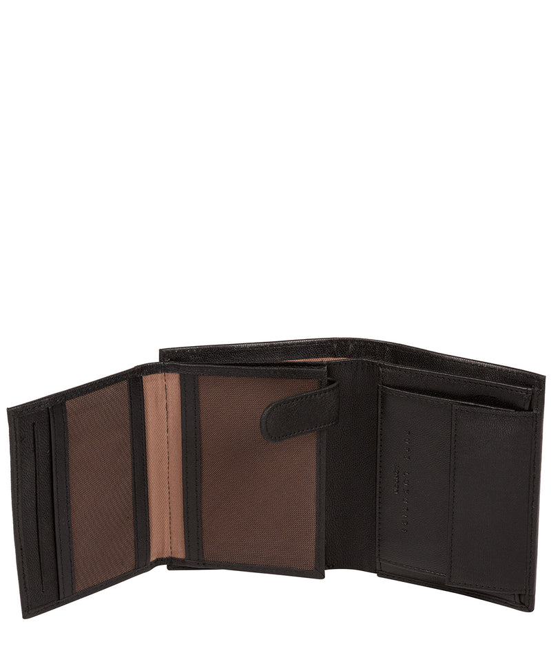 'Dillon' Black Leather Bi-Fold Wallet image 4