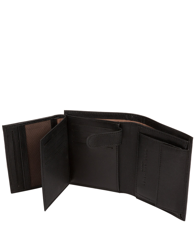 'Dillon' Black Leather Bi-Fold Wallet image 5