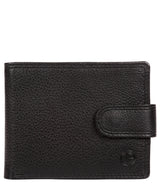 'Tempest' Black Leather Bi-Fold Wallet