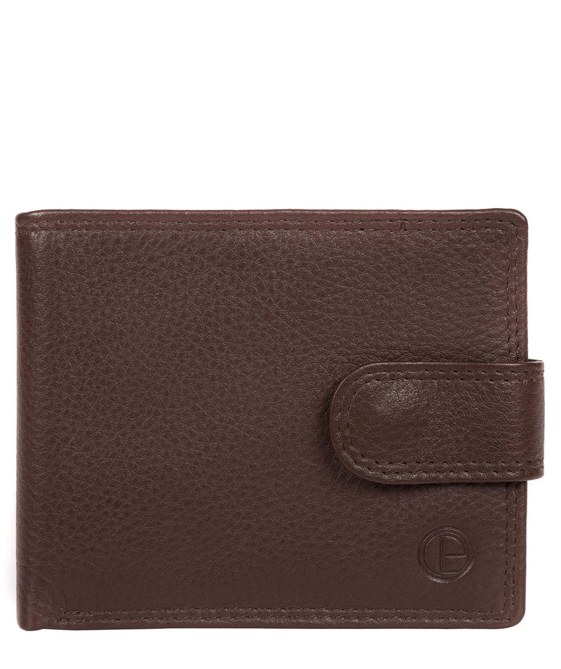 'Tempest' Brown Leather Bi-Fold Wallet