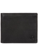 'Baltimore' Black Leather Bi-Fold Wallet image 1
