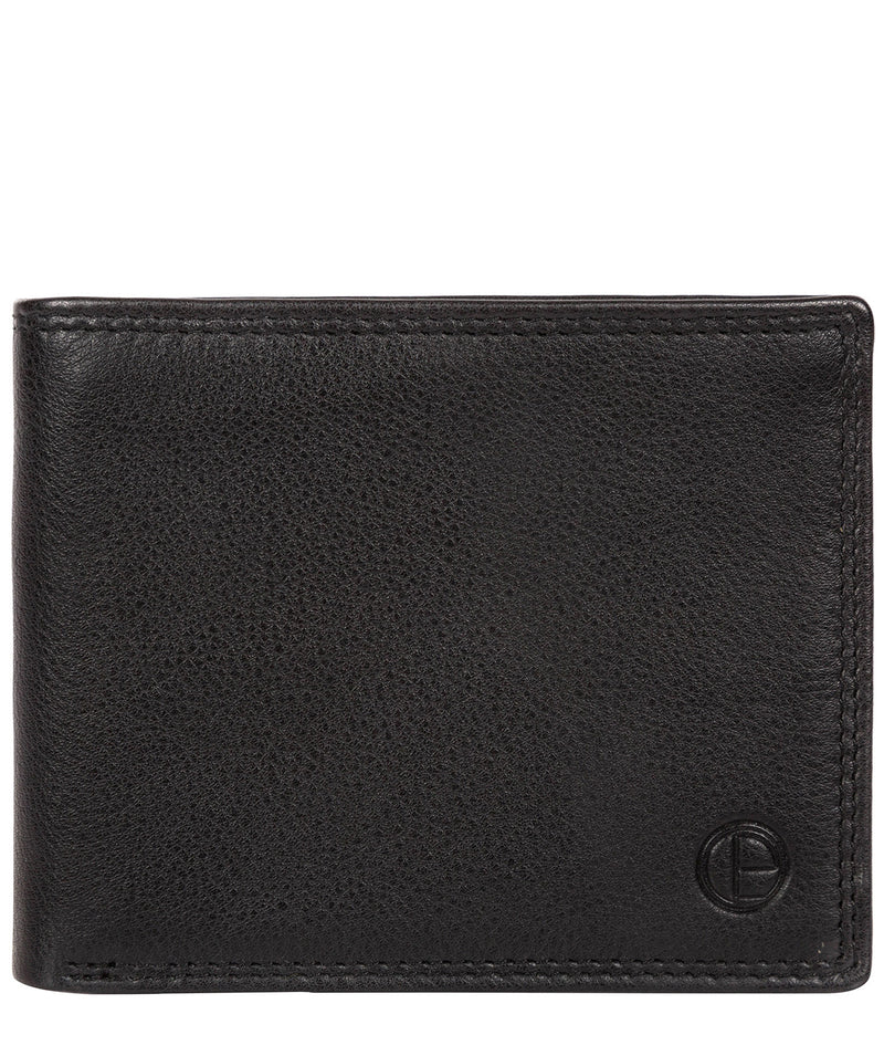 'Baltimore' Black Leather Bi-Fold Wallet image 1