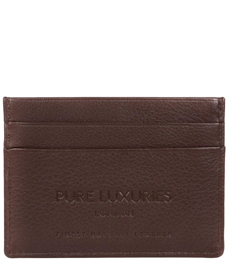 'Tucano' Brown Leather Card Holder
