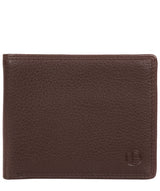 'Wellington' Brown Leather Bi-Fold Wallet
