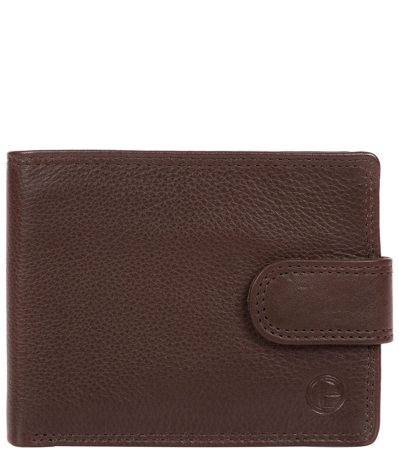 'Typhoon' Brown Leather Bi-Fold Wallet image 1