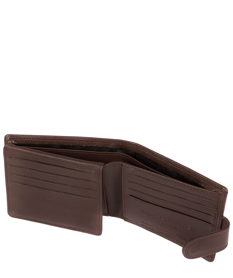 'Typhoon' Brown Leather Bi-Fold Wallet image 4