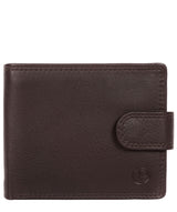 'Spitfire' Black Coffee Leather Bi-Fold Wallet image 1