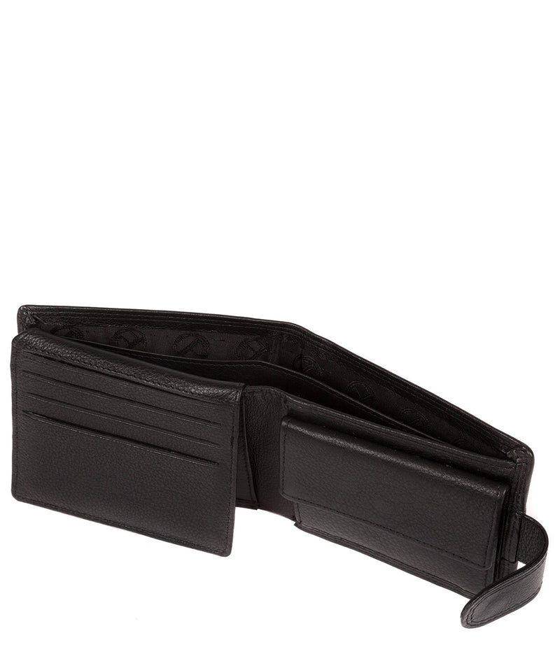 'Spitfire' Black Leather Bi-Fold Wallet image 4