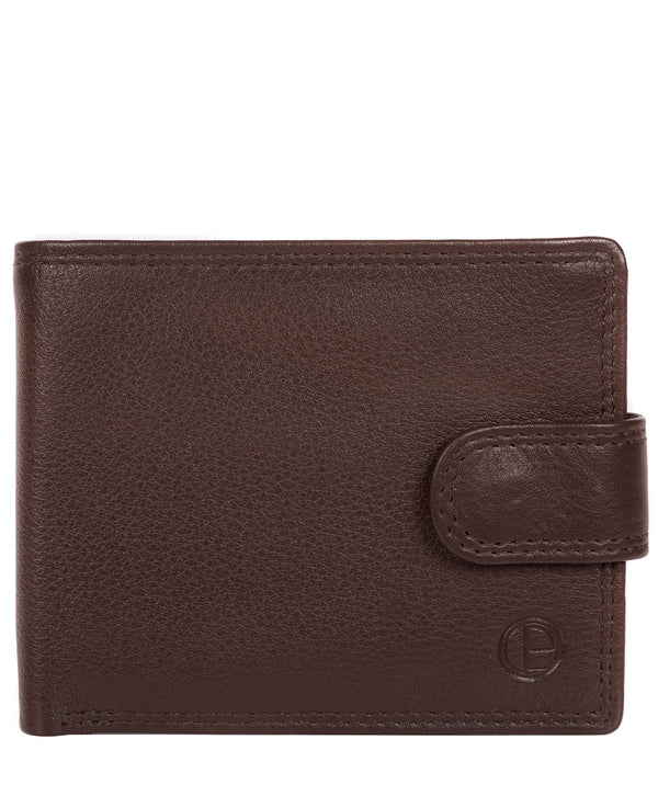 'Spitfire' Brown Leather Bi-Fold Wallet image 1