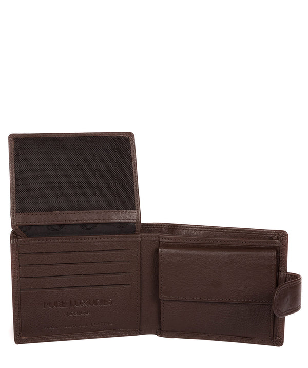 'Spitfire' Brown Leather Bi-Fold Wallet image 3