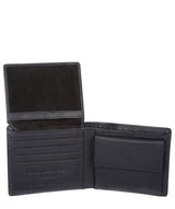 Hurricane' Navy Leather Bi-Fold Wallet