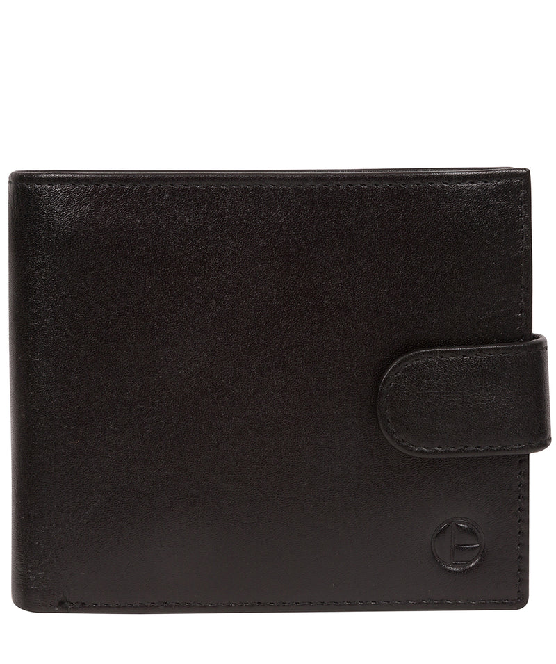Black Leather BiFold Wallet 'Avro' by Pure Luxuries – Pure Luxuries London