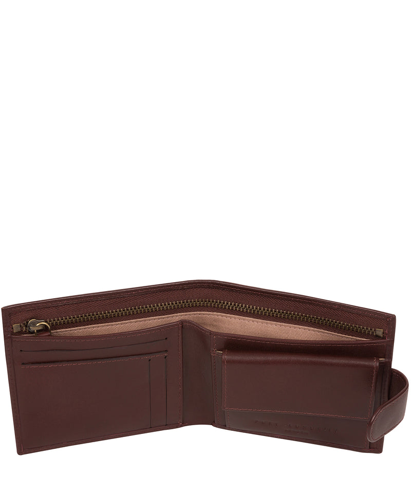 'Avro' Brown Leather Bi-Fold Wallet