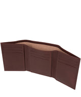 'Armstrong' Brown Leather Tri-Fold Wallet
