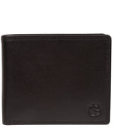 'Barracuda' Black Leather Bi-Fold Wallet