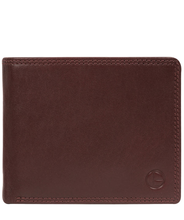 'Barracuda' Brown Leather Bi-Fold Wallet