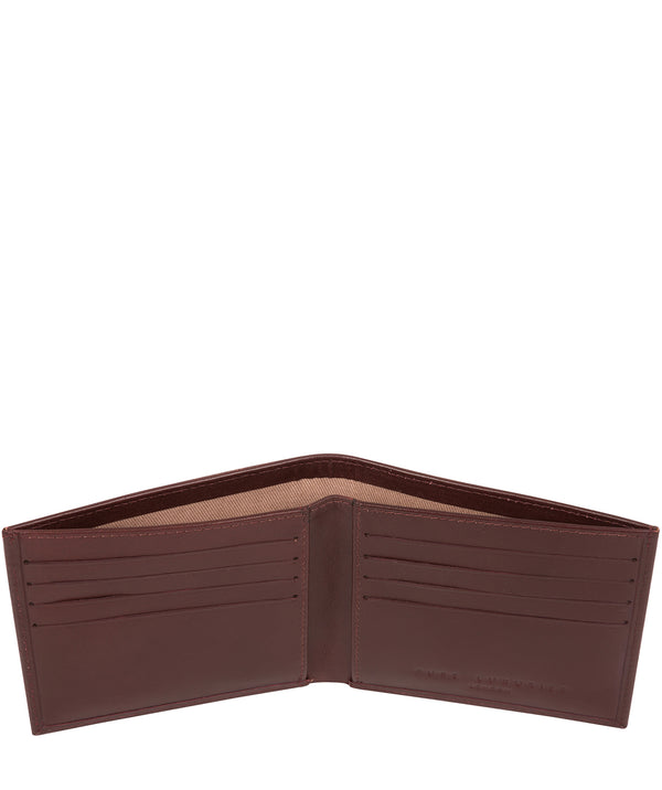 'Belvedere' Brown Leather Bi-Fold Wallet