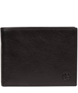'Hawker' Black Leather Bi-Fold Wallet
