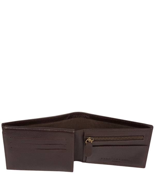'Hawker' Brown Leather Bi-Fold Wallet