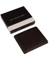 'Havilland' Brown Leather Bi-Fold Wallet