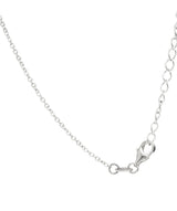 Gift Packaged 'Marika' Sterling Silver Freshwater Pearl & Cubic Zirconia Necklace