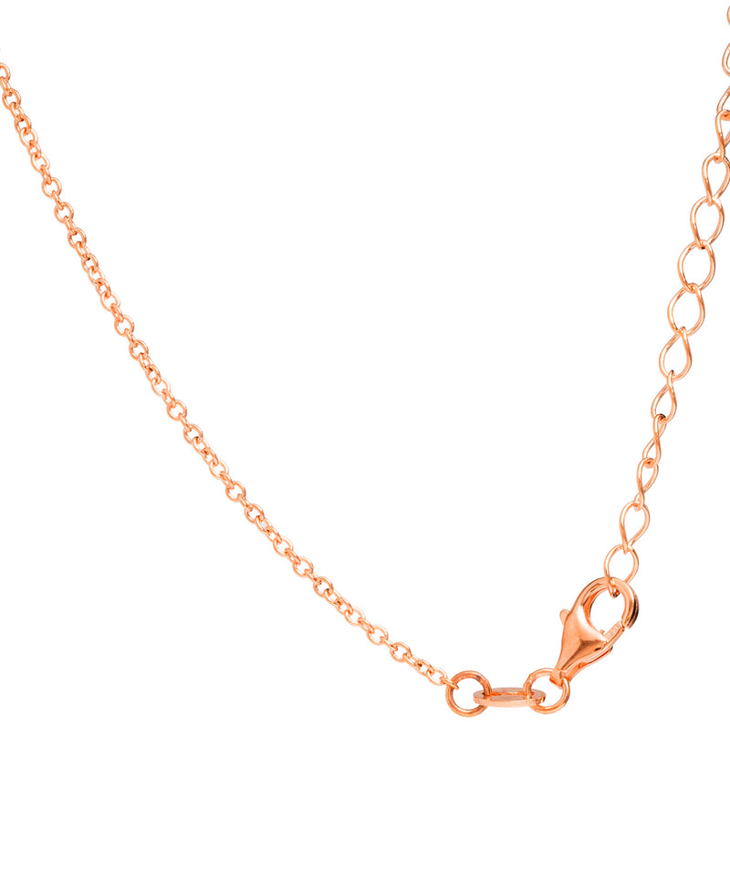 Gift Packaged 'Dylia' 18ct Rose Gold Plated Sterling Silver & Freshwater Pearl Necklace
