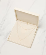 Gift Packaged 'Caryn' 18ct Yellow Gold Plated Sterling Silver Cross Necklace