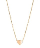 'Massika' Gold Plated Sterling Silver Heart Necklace image 1