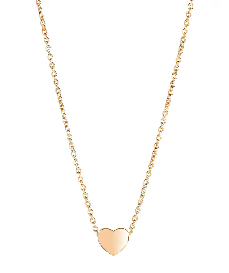 'Massika' Gold Plated Sterling Silver Heart Necklace image 1