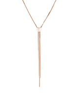Gift Packaged 'Belit' 18ct Rose Gold Plated Sterling Silver Three Strand Pearl Necklace