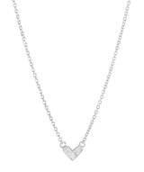 'Polydora' Sterling Silver Heart Necklace image 1