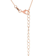 'Shani' Rose Gold Plated Sterling Silver Drop Triangle Pendant Necklace image 4