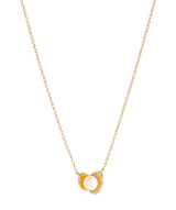 'Maye' Gold Plated Sterling Silver Oyster and Pearl Necklace image 1