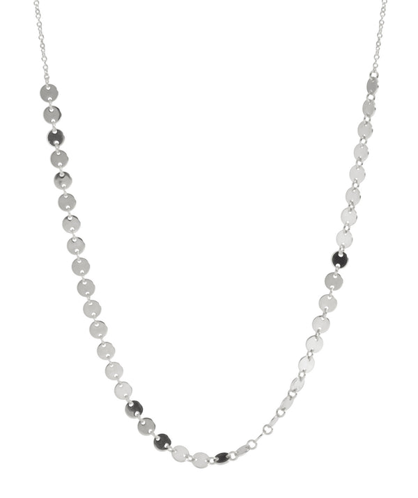 Gift Packaged 'Hestia' Sterling Silver Multi-Disc Necklace