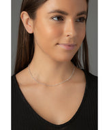 'Mandisa' Sterling Silver Heart Chain Necklace image 2