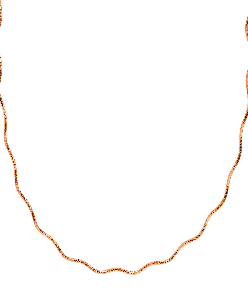 Gift Packaged 'Siobhan' 18ct Rose Gold Plated Sterling Silver Necklace