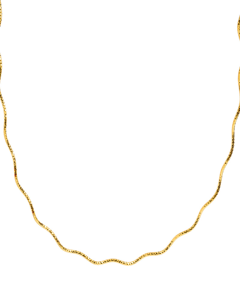 Gift Packaged 'Siobhan' 18ct Yellow Gold Plated Sterling Silver Necklace
