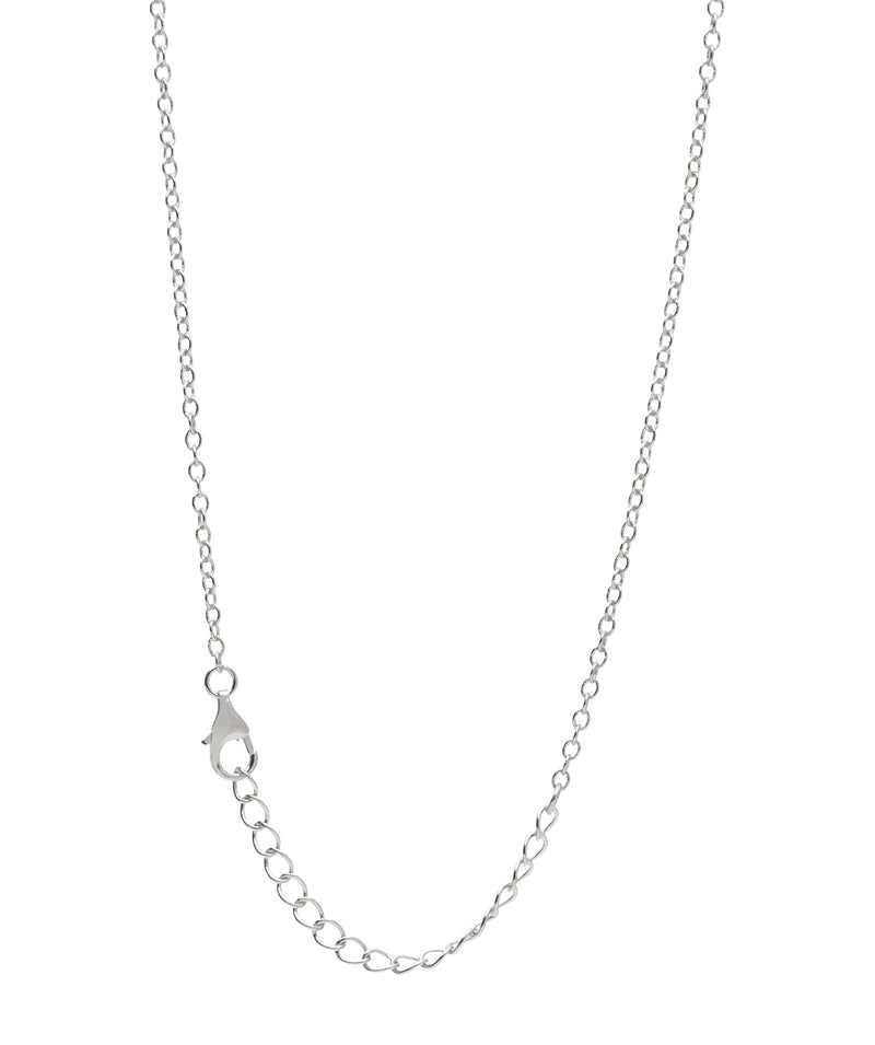 Gift Packaged 'Ximena' 925 Silver & Freshwater Pearl Textured Hoop Necklace