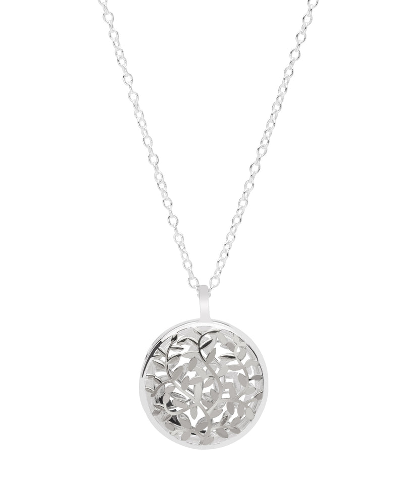 Gift Packaged 'Remi' 925 Silver Leaf Design Locket Necklace