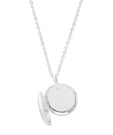 Gift Packaged 'Remi' 925 Silver Leaf Design Locket Necklace