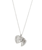 Gift Packaged 'Harmony' 925 Silver Cut-Out Heart Locket Necklace