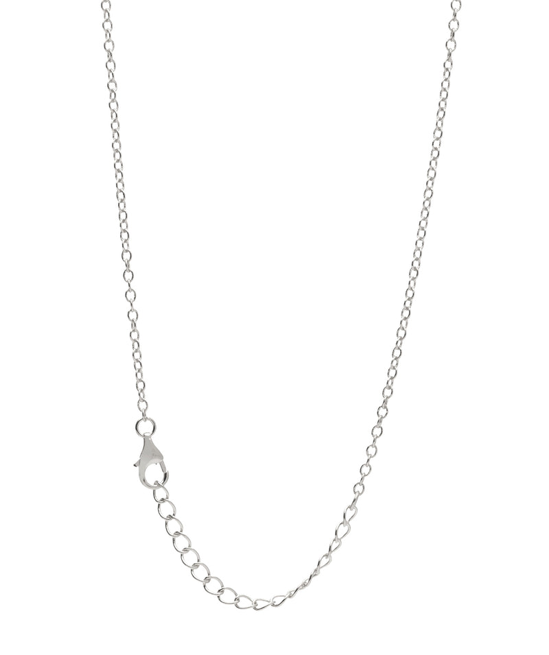 Gift Packaged 'Alaia' 925 Silver Crescent Moon and Star Pendant Necklace