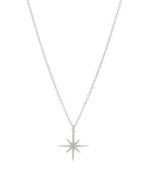 Gift Packaged 'Marley' 925 Silver & Cubic Zirconia Star Pendant Necklace