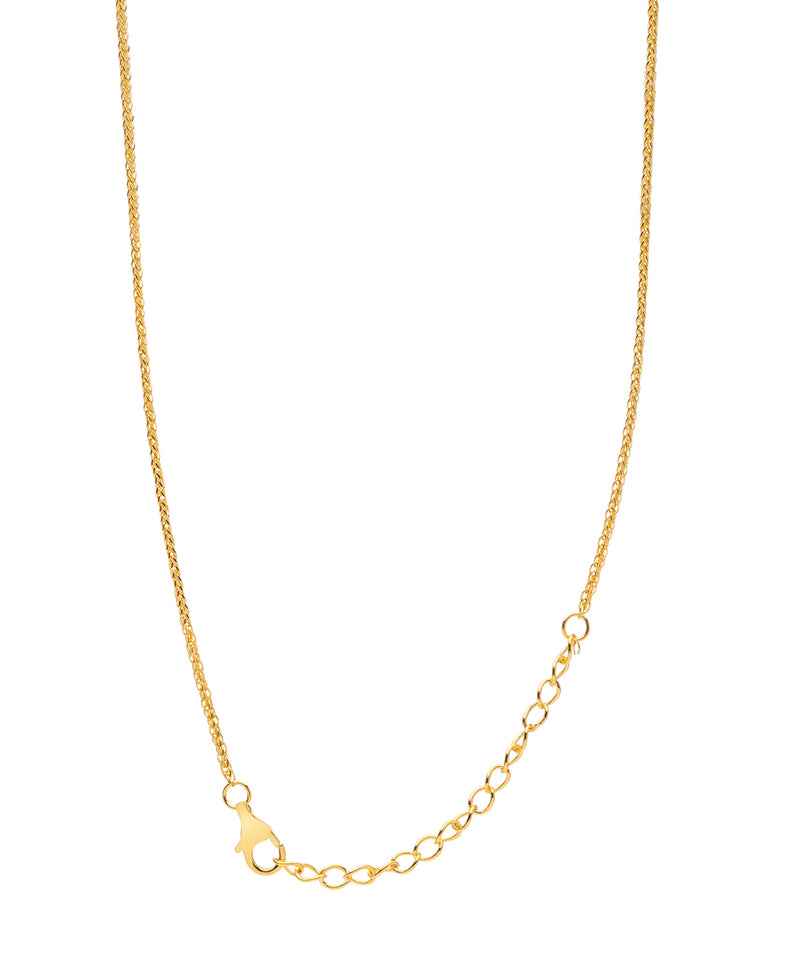 Gift Packaged 'Arya' 18ct Yellow Gold Plated 925 Silver & Cubic Zirconia Ball Necklace