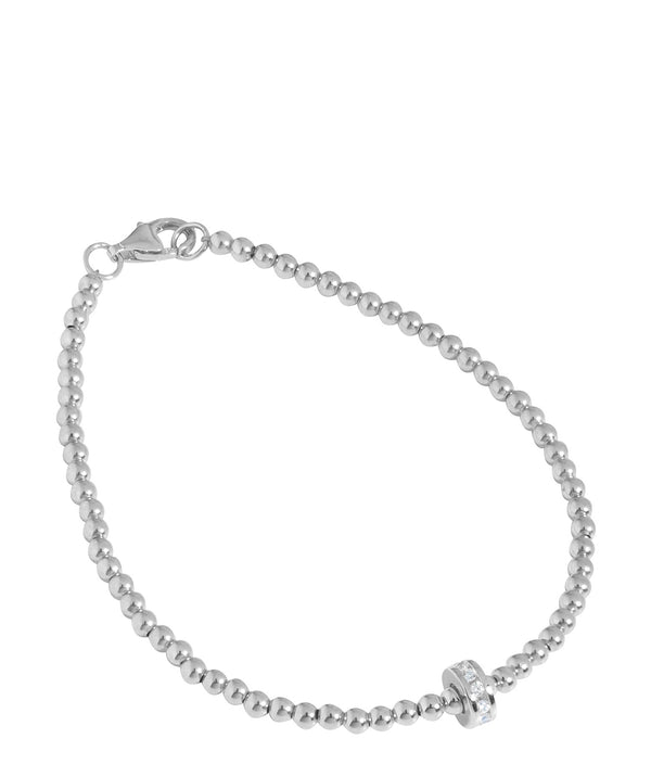 'Lizzie' Sterling Silver Bead Bracelet image 1