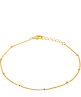 Gift Packaged 'Savannah' 18ct Yellow Gold Plated 925 Silver Mini Bead Bracelet
