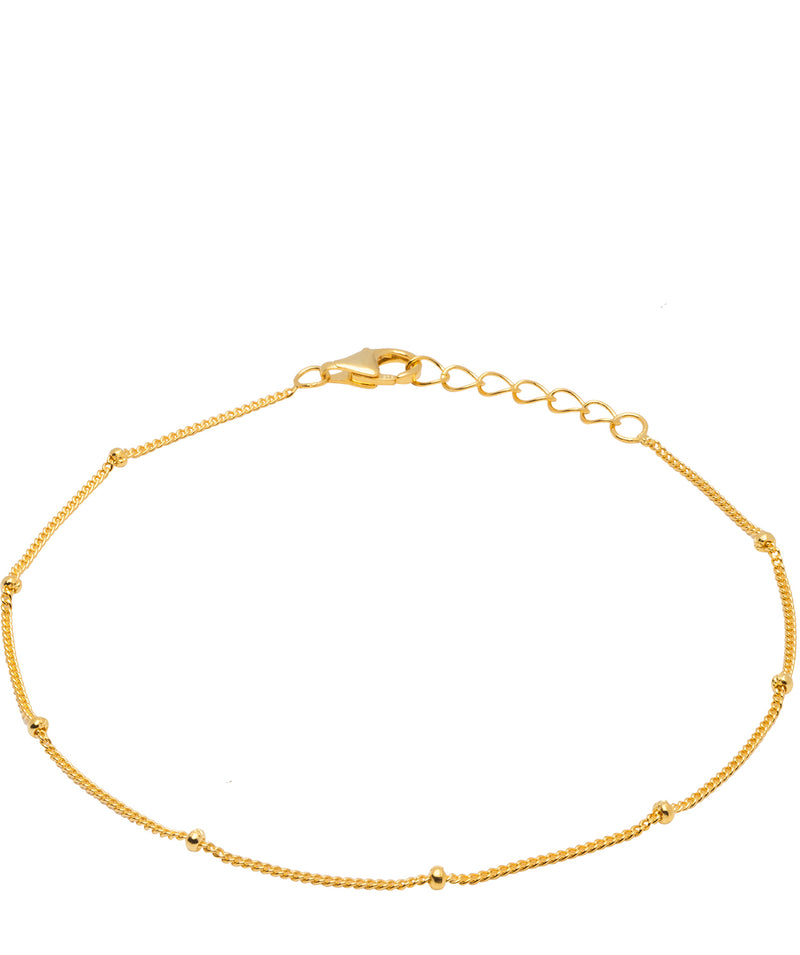 Gift Packaged 'Savannah' 18ct Yellow Gold Plated 925 Silver Mini Bead Bracelet