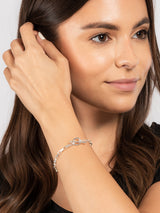 Gift Packaged 'Olivia' 925 Silver Chainlink Bracelet