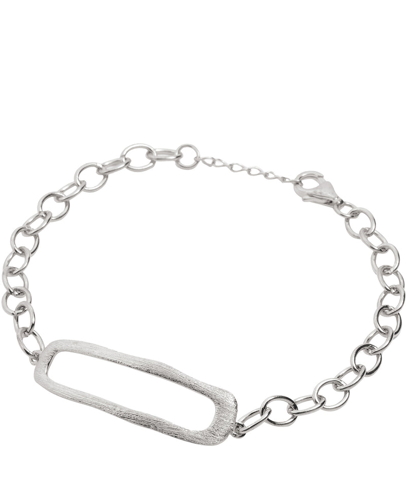 Gift Packaged 'Lilian' Sterling Silver Link Bracelet